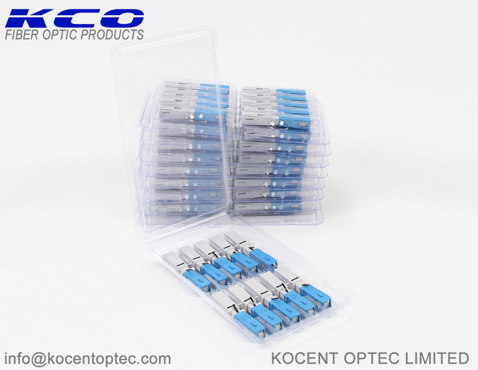 FOFC SC/UPC SC/APC Fiber Optic Fast Connector FTTH Drop Cable 0.3dB