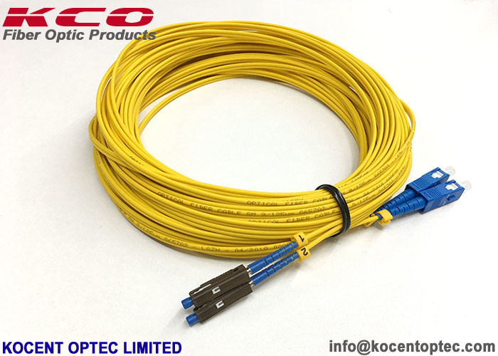 Single Mode Fiber Optic Pigtail Cables , G657B3 Simplex Patch Cord