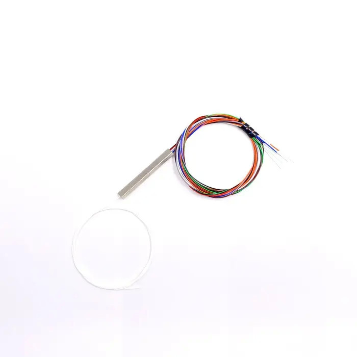 Block Lp Split Mini Low PDL 1x3 PLC Splitter Mini Blockless Tube Type With SC APC Connector
