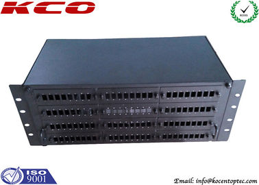Fibre Termination Box ODF Unit Fiber Optic Patch Panel Rack Mount 96 Cores 4U