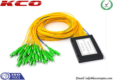 LC APC Connector Fiber Optic Splitter Module 2x32 Corning Fiber ABS