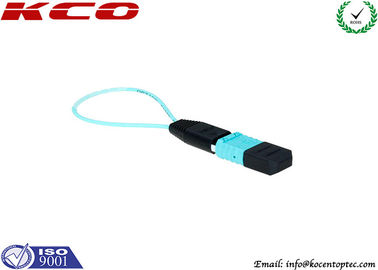 Mono Mode MPO MTP Fiber Optic Loopback Cable / Plug for Cable Testing