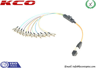 CATV 100G MPO MTP Patch Cord to 12 FC UPC Active Device Termination