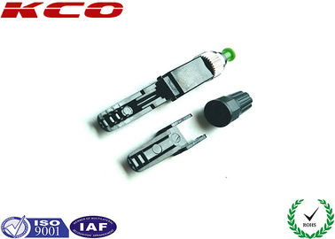 0.2 dB Insertion Loss Fiber Optic Fast Connector FC / APC Quick Installable For Drop Cable