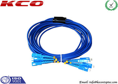 SC to SC Fiber Optic Patch Cord Rodent Proof Armoured Cord Jumper