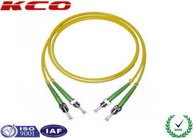 ST / APC  ST Single Mode Fiber Optic Patch Cord Duplex Fiber to The Home
