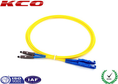 MU / APC To E2000 SM MM Fiber Optic Patch Cord Singlemode / Multimode
