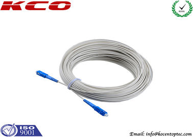 FTTH 10 Gigabit Fiber Patch Cable SC To SC Flame Retardant Low Smoke Zero Halogen