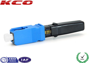 CATV FTTH SC PC Fiber Optic Fast Connector , Quick Assembly Connector