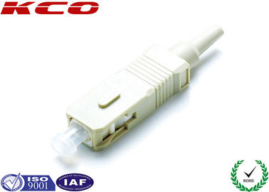 Mutil Mode Simplex SC/PC Fiber Connector Push Pull 0.9mm - 3.0mm Diameter