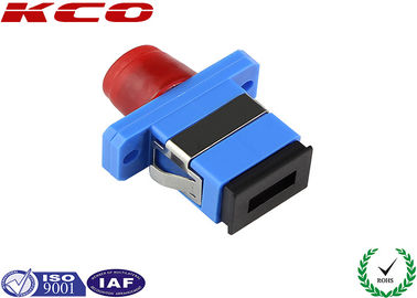 Hybrid Duplex Fiber Optic Adapter SC - FC FC - SC Metal Low Insertion Loss
