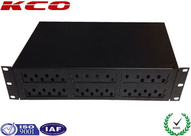 36 Core Fixed Fiber Optic Terminal Box , Rack Mount 1U 2U ODF Patch Panel
