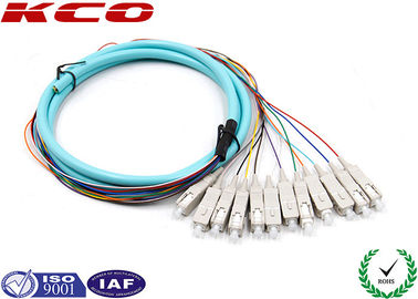 OM3 Fiber Optic Conector Pigtail Patch Cord Fanout 50/125 3m SC Type