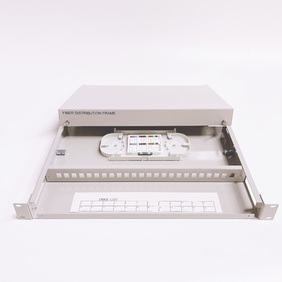 Fix Type Fiber Optical Patch Panel 1U 24 Ports SC Simplex 19 Inch Rack Mount Distribution Box