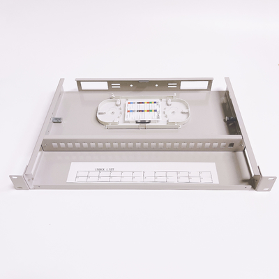 Fix Type Fiber Optical Patch Panel 1U 24 Ports SC Simplex 19 Inch Rack Mount Distribution Box