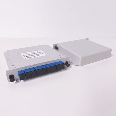 Single Mode SM G657A 1x8 1:8 Fiber Optical Splitter SC UPC LGX PLC Splitter