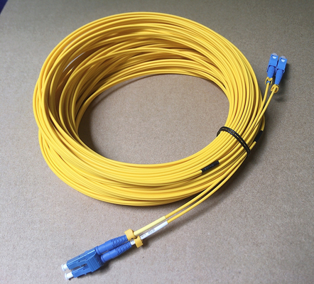 Single Mode SM Monomode DLC PDLC LC UPC Duplex Optical Fiber Patch Cords