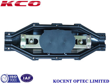 Inline Horizontal Fiber Optic Splice Closure , Outdoor Water Proof Fiber Joint Box 6 Cores