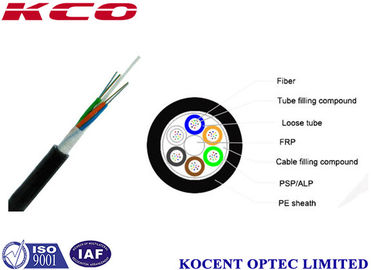 Non Metallic Direct Burial Optical Fiber Cable G657a1 Telecom Grade 144 Cores