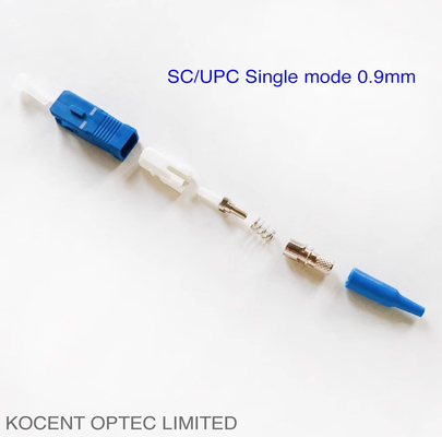 SC UPC APC 0.9mm 2.0mm 3.0mm Connector For Fiber Optical Patch Cord Pigtail