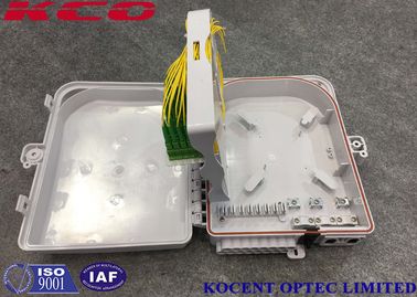 Outdoor Anti UV Fiber Optic Splitter Terminal Box 1/32 With SC/APC FTTH 24 ports