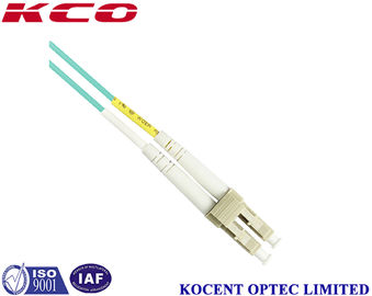 Duplex PVC LSZH 1.0m Optical Fiber Patch Cable MM  LC/UPC-FC/UPC 2.0mm OM3