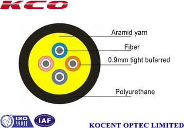 Military Army Field Tight Buffered Fiber Optic Cable Non Metallic Sm Mm Om3 Om4