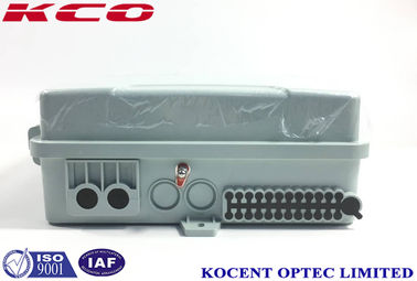 FTTH 24 Port Fiber Optic Terminal Box  KCO-FDB-24G Outdoor Water Proof ABS PC Material