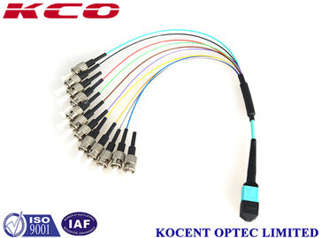 MPO to LC , MTP To ST Fiber Optic Fan-out Patch Cord 50/125 OM3 OM4 10G 40G 100G 200G