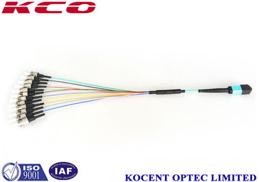 MPO to LC , MTP To ST Fiber Optic Fan-out Patch Cord 50/125 OM3 OM4 10G 40G 100G 200G