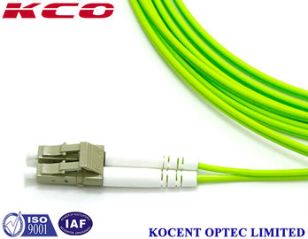 OM5 Multimode Duplex Fiber Optic Cable Lime Green 10m 20m 30M Lenth PVC LSZH