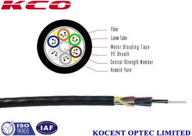 Outdoor Fiber Optic Patch Cord 4 - 24 Cores With Loose Tube Filling Compound