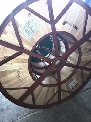 OPGW-24B1-67 OPGW Fiber Optic Cable SM G652D 24cores Optical Ground Wire for Aerial