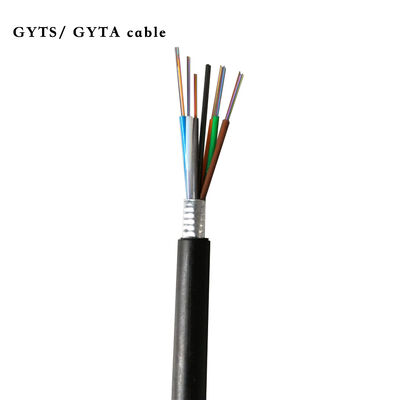 SMF G652D 96fibers Aerial GYTA Outdoor Armored Fiber Optic Cable For Underground Ducts