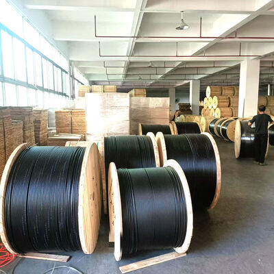 144F GYTA Cable / 144cores Fiber Optic Outdoor Armored Duct Cable Single Mode G652 PE Sheath