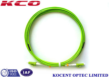 LC SC FC ST DIN MU D4 50/125 Indoor Lime Fiber Optic OM5 Patch Cord Cable