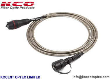 Fullaxs ODVA Anti Rodent Spiral Armored Military Field Fiber Optic Patch Cord for FTTA Applications