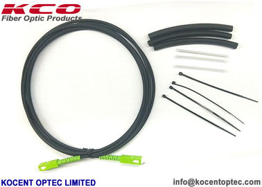 LSZH Sheath Fiber Optic Patch Cord Single Mode 3.5mm 4.0mm G657B3 SC APC Connector