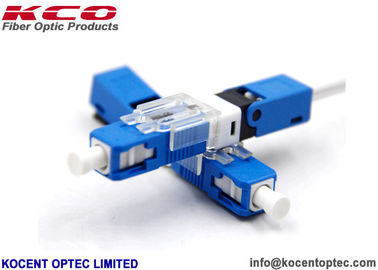 Telecom 3D Pass Fiber Optic Quick Connector , Field Quick Assembly Connector ESC250D