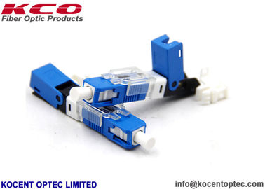 Telecom 3D Pass Fiber Optic Quick Connector , Field Quick Assembly Connector ESC250D