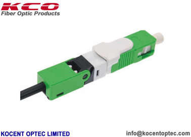 0.2dB Insertion Loss 55dB Return Loss 3D Pass Fiber Optic Fast Connector for FTTH Field Assembly