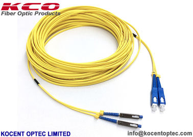 PVC LSZH TPU Fiber Patch Cords MU UPC APC Optical Jumpers SM G657A1 Duplex Simplex