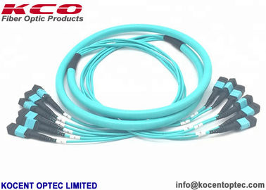 High Density Fibre Optic Patch Cable 6 MPO 8fo 5M 10M LSZH 48 Core MPO OM3 OM4 OM5