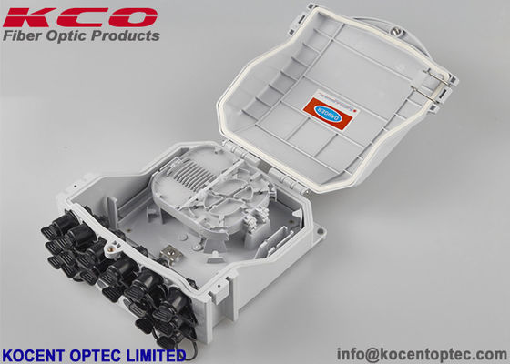 IP65 Protected 48 Ports Fiber Optic Terminal Box with ABS+PC Material for Outdoor and Indoor Use