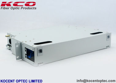 Steel 24FO Fiber Optic Distribution Box 24 Core 19'' Fiber Terminal Patch Panel