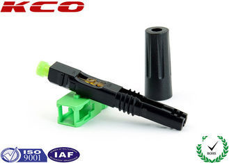 Fiber Optic Field Quick Assembly Connector SC / APC High Efficiency For 3.0 MM Cables