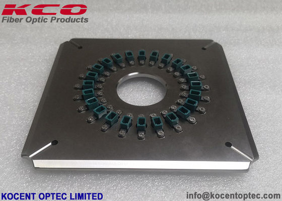 Optical Fiber Patch Cable Grinding Machine 48 Port LC UPC Polishing Jigs