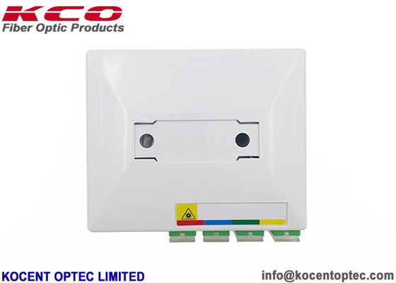 IP55 Wall Mount 8cores SC/APC Fiber Optic Faceplate Socket