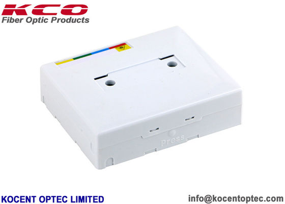 Wallmount FTTH SC/UPC 4core Fibre Optic Terminal Box Roset Socket Faceplate