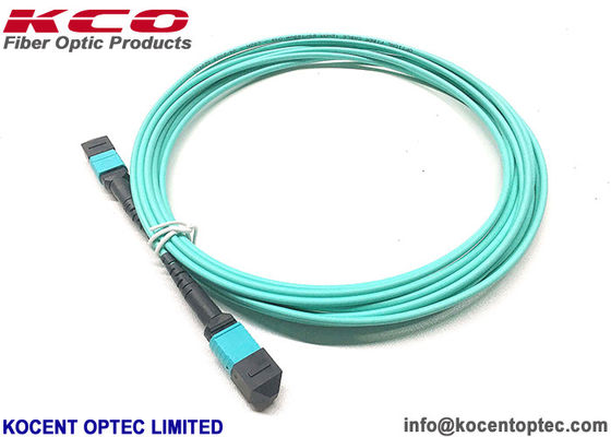 12fo 24fo Multimode OM3-300 Elite IL MPO MTP Female Optical Patch Cord